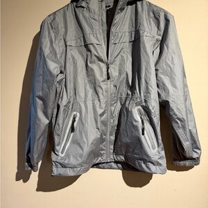 Kids Gray Raincoat